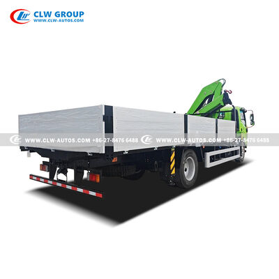 ISUZU 700P 5-Ton Crane Truck with Aluminum Alloy Cargo Box, Liquid Fuel Engine Heating & 10-Ton Tow Hook for Russian Market