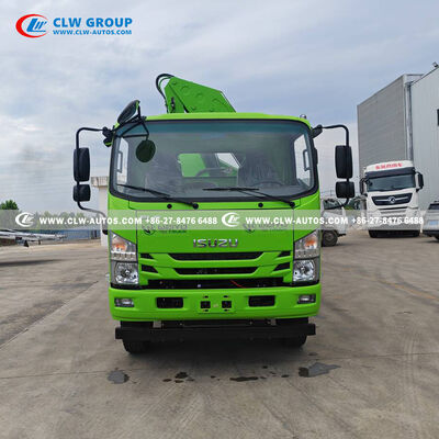 ISUZU 700P 5-Ton Crane Truck with Aluminum Alloy Cargo Box, Liquid Fuel Engine Heating & 10-Ton Tow Hook for Russian Market