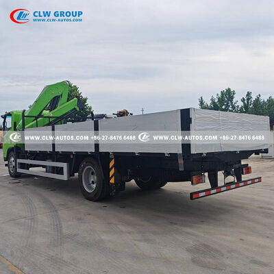 ISUZU 700P 5-Ton Crane Truck with Aluminum Alloy Cargo Box, Liquid Fuel Engine Heating & 10-Ton Tow Hook for Russian Market