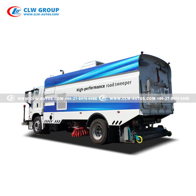 ISUZU FVR 4x2 12m³ Sweeper Truck with 240HP Euro VI Engine, Full-Width Magnetic Strip, and 65km/h Sweeping Speed for Highways & Airports