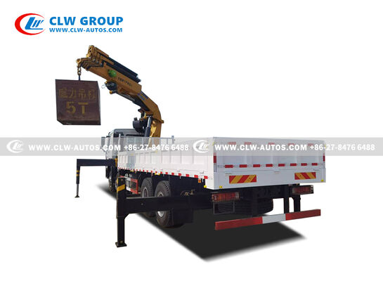 Sinotruk HOWO 8x4 20-Ton Knuckle Boom Crane Truck with 360° Rotation and Multi-Segment Articulated Folding Boom