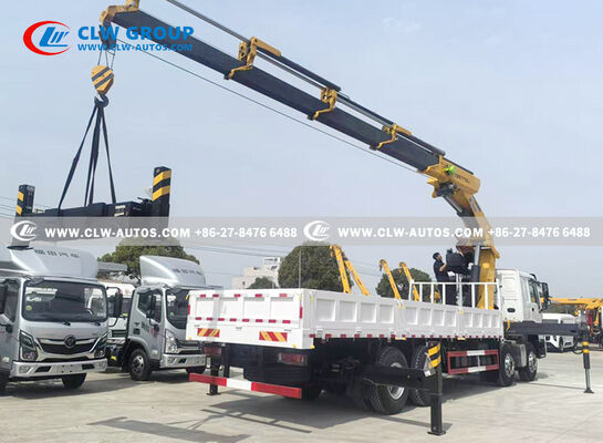 Sinotruk HOWO 8x4 20-Ton Knuckle Boom Crane Truck with 360° Rotation and Multi-Segment Articulated Folding Boom
