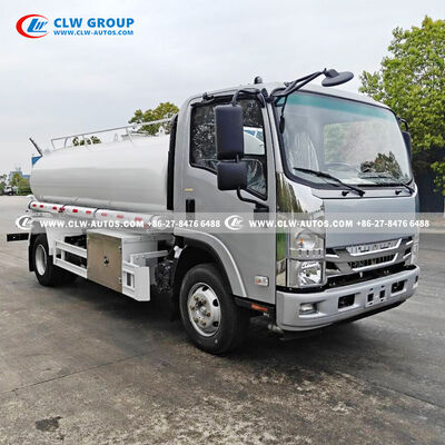 ISUZU 600P 5,000L 304-2B Stainless Steel Water Tanker Truck with 130HP Euro V Engine for Potable Water & Dust Control