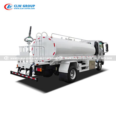 ISUZU 600P 5,000L 304-2B Stainless Steel Water Tanker Truck with 130HP Euro V Engine for Potable Water & Dust Control