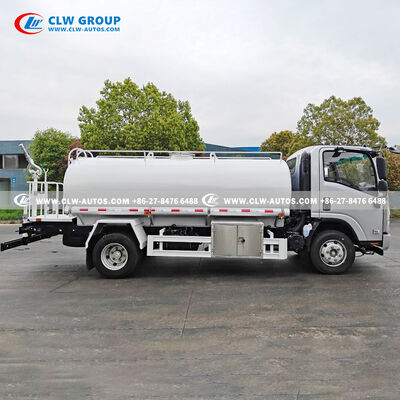 ISUZU 600P 5,000L 304-2B Stainless Steel Water Tanker Truck with 130HP Euro V Engine for Potable Water & Dust Control