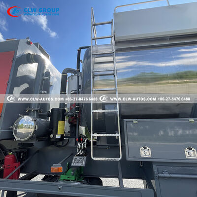 25m³ 316 Stainless Steel Vacuum Tank Semi-Trailer with Italian JUROP PVT700 Vacuum Pump and High-Pressure Washing System
