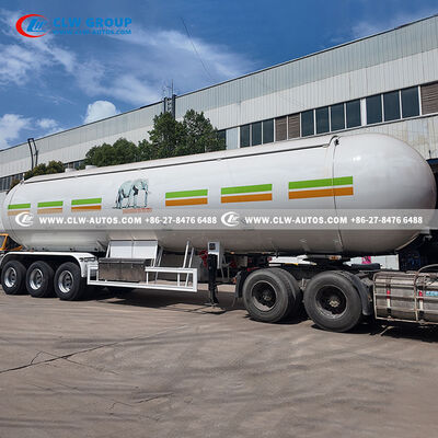 Tri-Axle 60m³ LPG Tanker Trailer with Q345R Steel Tank and USA CORKEN Pump for Bulk Gas Distribution