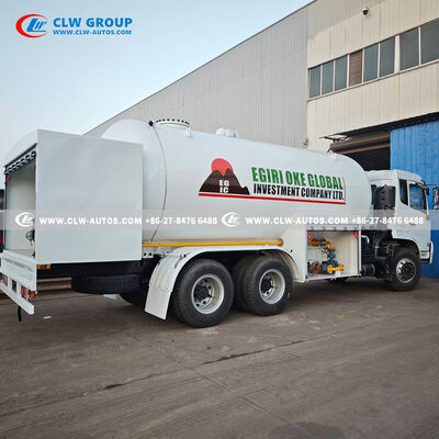 Dongfeng Tianjin 6x4 10-Ton CNG Transport Truck with Comprehensive Safety Systems for Heavy-Duty Gas Delivery