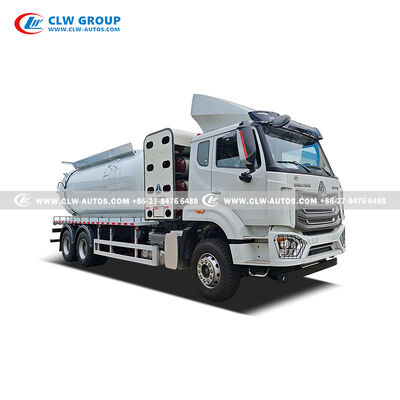 15m³ CNG Vacuum Sewage Suction Truck with Jurop Vacuum Pump for Municipal Sewer Dredging