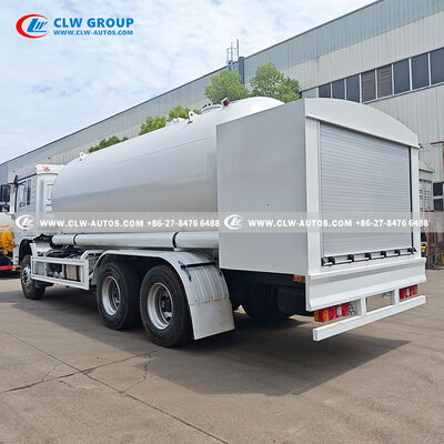 SHACMAN L3000 RHD 15m³ LPG Bobtail Truck with Q345R Steel Tank for African Markets