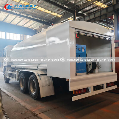 SHACMAN L3000 RHD 15m³ LPG Bobtail Truck with Q345R Steel Tank for African Markets