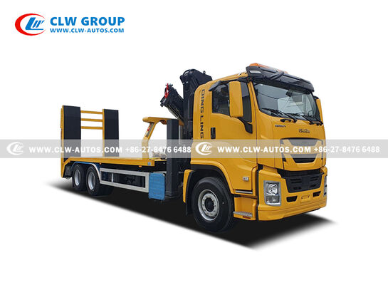 ISUZU GIGA 6x4 15-Ton Wrecker Truck with 460HP Engine and XCMG 10-Ton Crane