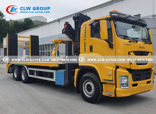 ISUZU GIGA 6x4 15-Ton Wrecker Truck with 460HP Engine and XCMG 10-Ton Crane