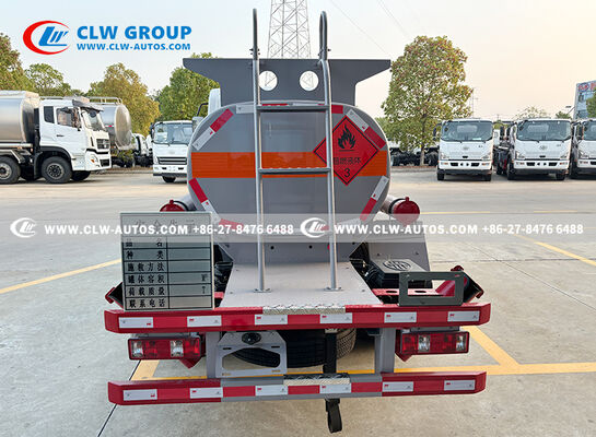 FAW Jiefang Tiger VR 4x2 2,200L Mini Fuel Tanker with 95-130HP Diesel Engine and Anti-Corrosion Coating