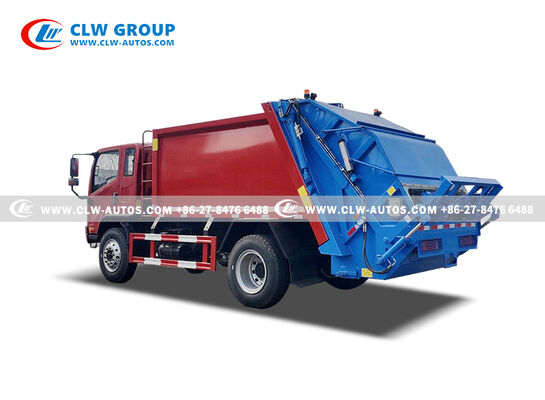 FAW Jiefang Tiger VH 4x2 8m³ Compactor Garbage Truck with PLC Hydraulic Control and High-Pressure Hydraulic Compaction