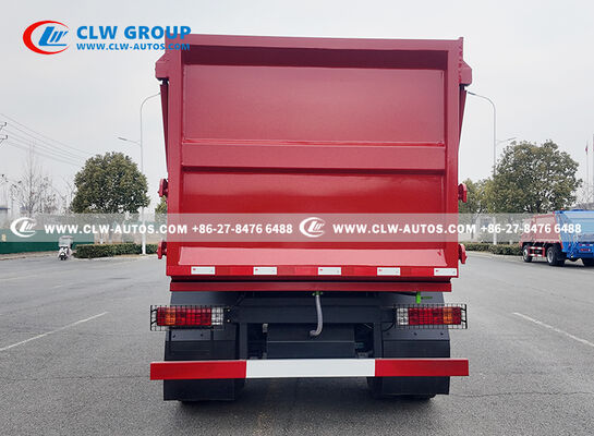 FAW Jiefang Tiger VH 4x2 Side-Loading Garbage Truck with Offset Hopper and Bucket Lift for Narrow Street Access and Hydraulic Compaction