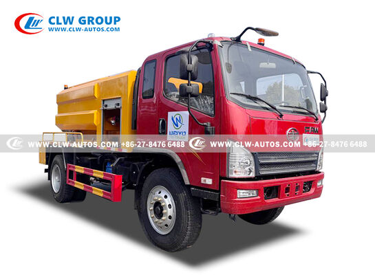 FAW Jiefang Tiger VH 5m³ Sewer Cleaning Vacuum Truck with High-Pressure Jetting and High-Efficiency Vacuum System