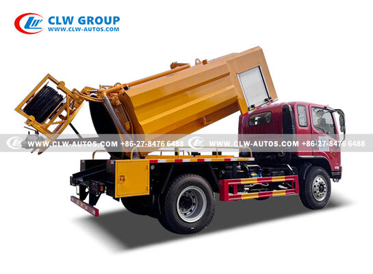 FAW Jiefang Tiger VH 5m³ Sewer Cleaning Vacuum Truck with High-Pressure Jetting and High-Efficiency Vacuum System