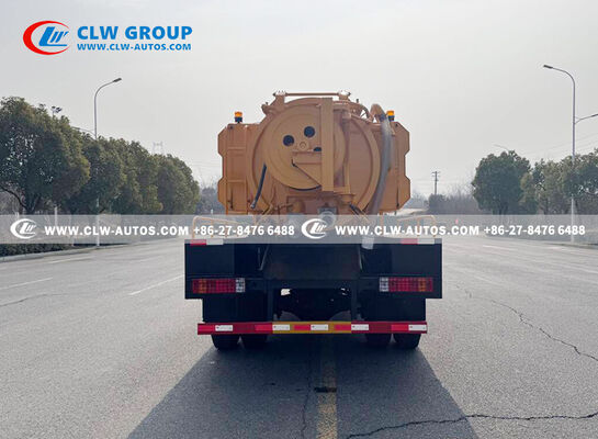 FAW Jiefang Tiger VH 5m³ Sewer Cleaning Vacuum Truck with High-Pressure Jetting and High-Efficiency Vacuum System