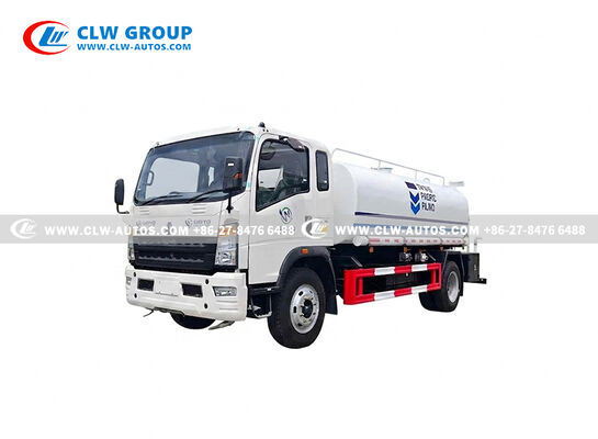 HOWO 10000L Capacity Water Sprinkler Truck with High-Pressure Water Jet and Independent Gasoline Engine