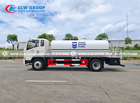 HOWO 10000L Capacity Water Sprinkler Truck with High-Pressure Water Jet and Independent Gasoline Engine