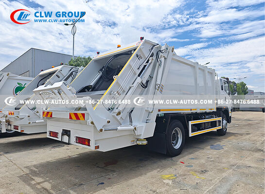 FAW JK6 15m³ Sealed Compaction Bin 260HP Engine Dual Control System Garbage Compactor Truck