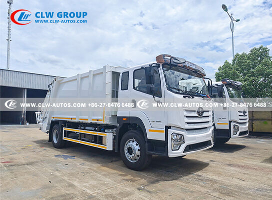 FAW JK6 15m³ Sealed Compaction Bin 260HP Engine Dual Control System Garbage Compactor Truck