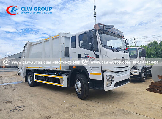FAW JK6 15m³ Sealed Compaction Bin 260HP Engine Dual Control System Garbage Compactor Truck