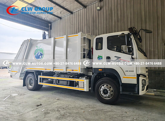 FAW JK6 15m³ Sealed Compaction Bin 260HP Engine Dual Control System Garbage Compactor Truck