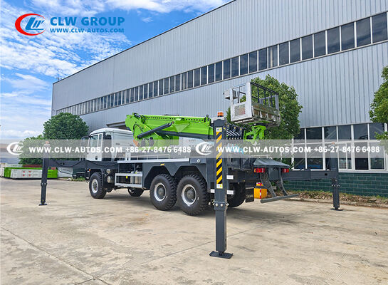 HOWO 6×6 All-Wheel Drive 45m Working Height Aerial Work Truck with 360° Continuous Rotation
