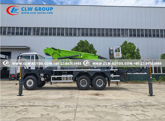 HOWO 6×6 All-Wheel Drive 45m Working Height Aerial Work Truck with 360° Continuous Rotation