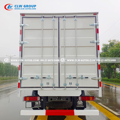 Sinotruk HOWO 300HP 4x2 Box Cargo Truck with Enclosed Cargo Box – Heavy-Duty Van for Logistics & Freight