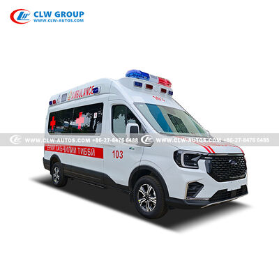 Ford Transit T8 4x2 ICU-Grade Ambulance with Negative Pressure System and Ford 2.3T Diesel Engine