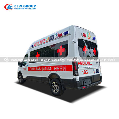 Ford Transit T8 4x2 ICU-Grade Ambulance with Negative Pressure System and Ford 2.3T Diesel Engine