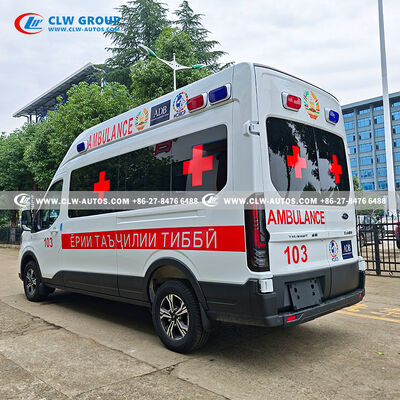 Ford Transit T8 4x2 ICU-Grade Ambulance with Negative Pressure System and Ford 2.3T Diesel Engine