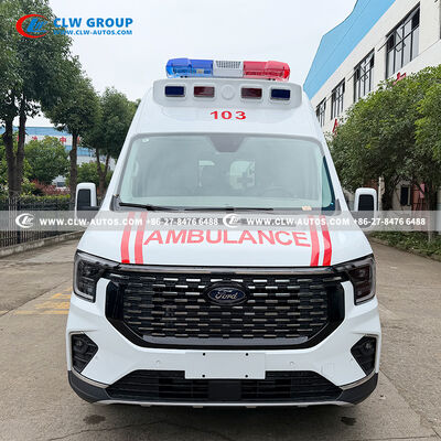 Ford Transit T8 4x2 ICU-Grade Ambulance with Negative Pressure System and Ford 2.3T Diesel Engine