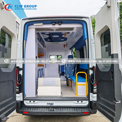 Ford Transit T8 4x2 ICU-Grade Ambulance with Negative Pressure System and Ford 2.3T Diesel Engine