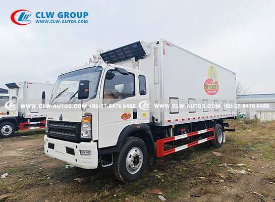 HOWO 40,000-60,000pcs Capacity Day Old Chick Transport Truck with Constant Temperature Control and Multi-layer Stainless Steel Shelves