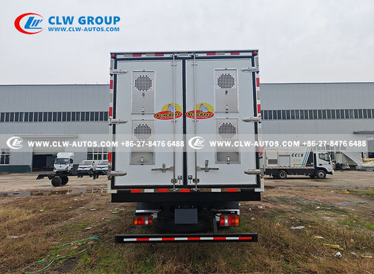 HOWO 40,000-60,000pcs Capacity Day Old Chick Transport Truck with Constant Temperature Control and Multi-layer Stainless Steel Shelves