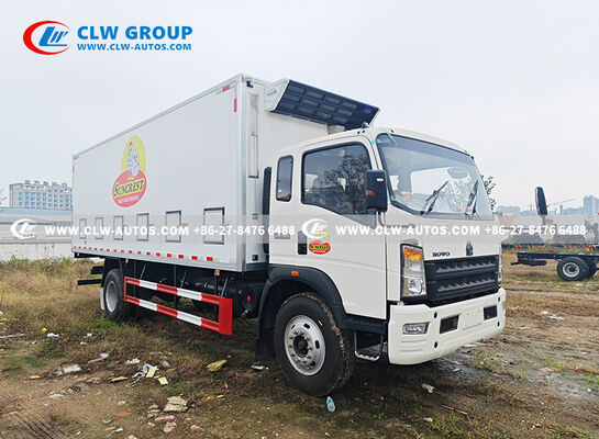 HOWO 40,000-60,000pcs Capacity Day Old Chick Transport Truck with Constant Temperature Control and Multi-layer Stainless Steel Shelves