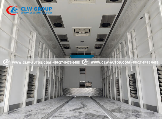HOWO 40,000-60,000pcs Capacity Day Old Chick Transport Truck with Constant Temperature Control and Multi-layer Stainless Steel Shelves