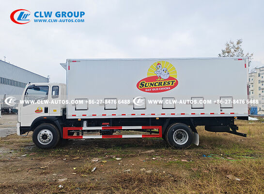 HOWO 40,000-60,000pcs Capacity Day Old Chick Transport Truck with Constant Temperature Control and Multi-layer Stainless Steel Shelves