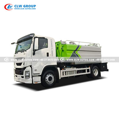 ISUZU 4x2 Vacuum Suction Truck with High-Pressure Jetting System and Fully Sealed Leak-Proof Design