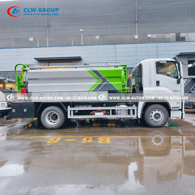 ISUZU 4x2 Vacuum Suction Truck with High-Pressure Jetting System and Fully Sealed Leak-Proof Design