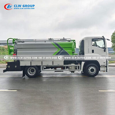 ISUZU 4x2 Vacuum Suction Truck with High-Pressure Jetting System and Fully Sealed Leak-Proof Design