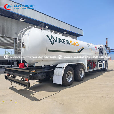 ISUZU GIGA 6x4 21m³ LPG Bobtail Truck with 380HP Euro VI Engine and Q345R Steel Tank for Propane Delivery