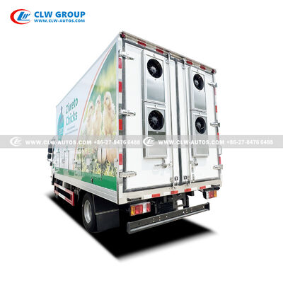 ISUZU KV100 RHD 20,000-Chick Transport Truck with Carrier Refrigeration and Insulated FRP Cargo Box
