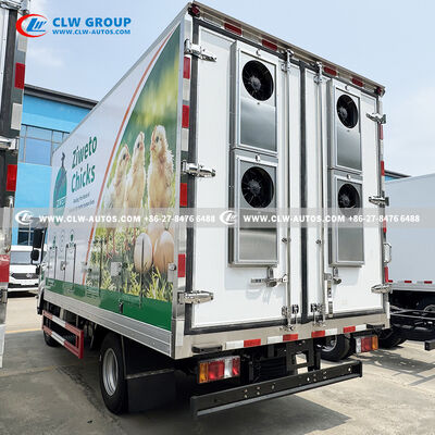 ISUZU KV100 RHD 20,000-Chick Transport Truck with Carrier Refrigeration and Insulated FRP Cargo Box