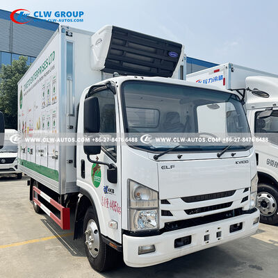 ISUZU KV100 RHD 20,000-Chick Transport Truck with Carrier Refrigeration and Insulated FRP Cargo Box