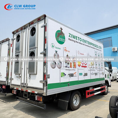 ISUZU KV100 RHD 20,000-Chick Transport Truck with Carrier Refrigeration and Insulated FRP Cargo Box